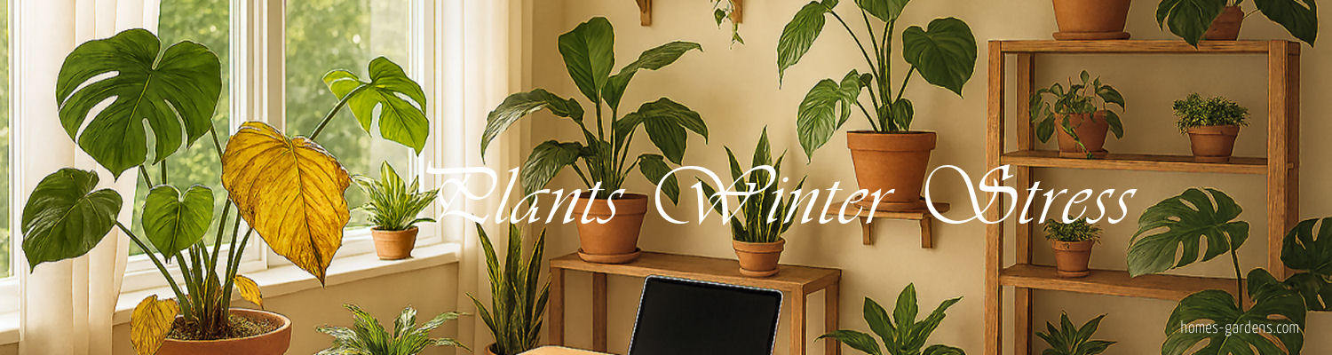 Indoor plants winter stress