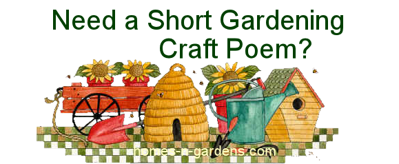 garden content poems and sayings logo